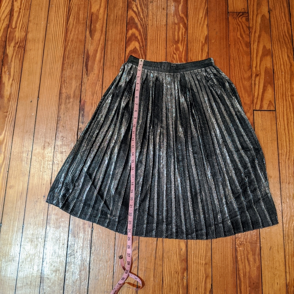 Accordion Pleated Skirt midi party winter new club - Picture 3 of 6